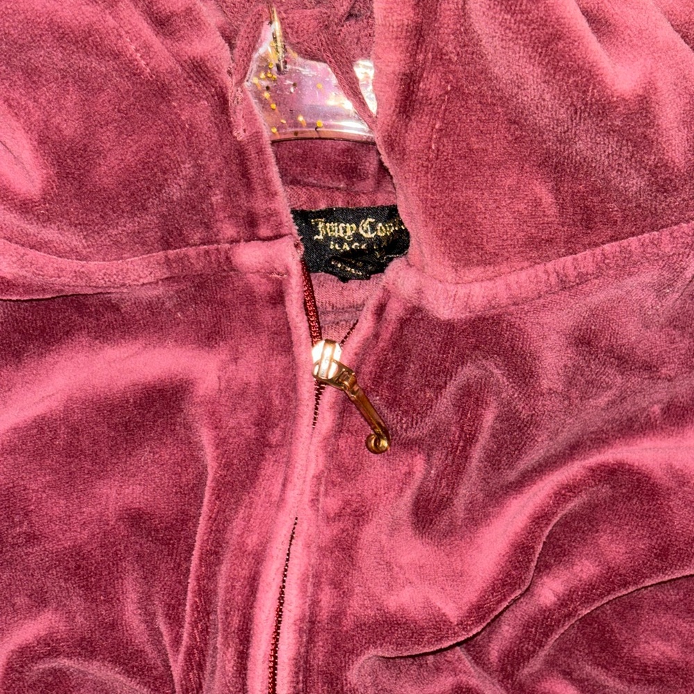 Juicy Couture Women's Plush Mauve Teddy Jacket